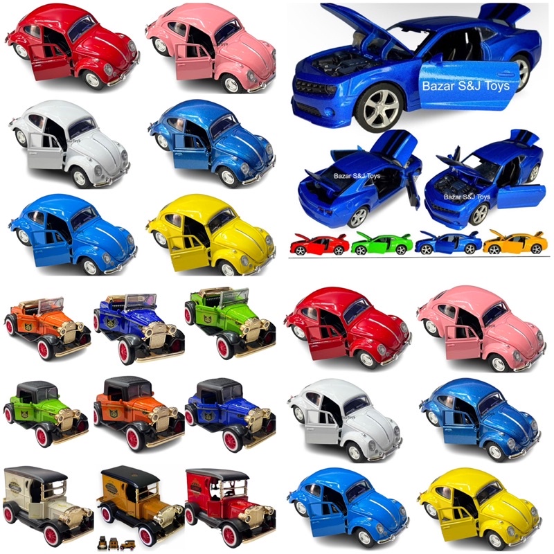 Carrinho de Coleção Volkswagen Fusca ,Camaro e Carros antigos miniatura ...