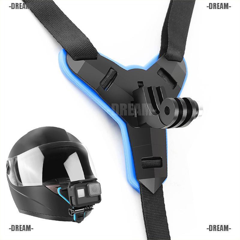 Suporte De Queixo Do Capacete Da Motocicleta Para Camera De Heroi 8 7 6 5 4 Xiaomi Yi Shopee Brasil