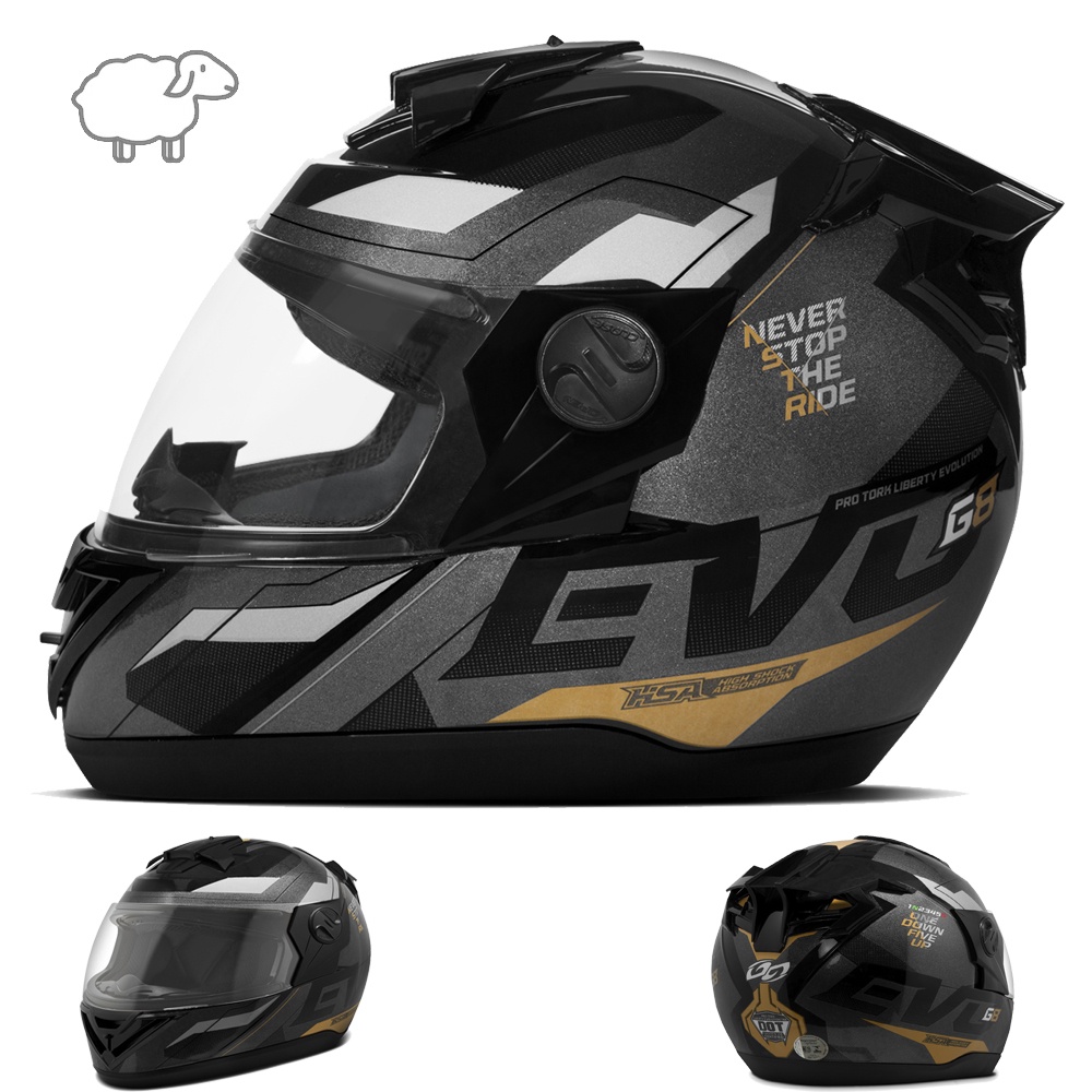 Capacete Fechado com Narigueira Evolution G8 Pro Tork Envio Imediato Masculino Feminino Moto Motoqueiro Motociclista Entrada de Ar Tamanho 62 60 58 56 Azul Amarelo Branco Novo Rosa Pink Vermelho Preto Brilhante Turquesa