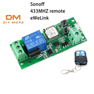 DIYMORE eWeLink Controle Sonoff 5V Auto-Trava Inteligente WiFi Sem Fio Módulo De Relé DC5V Por APP Control