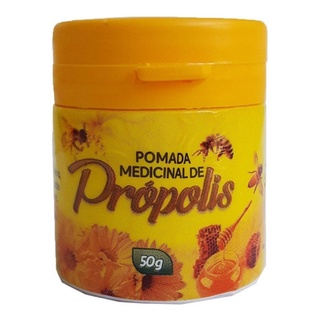 12 Un. Pomada Medicinal De Própolis 50g - Creme Concentrado