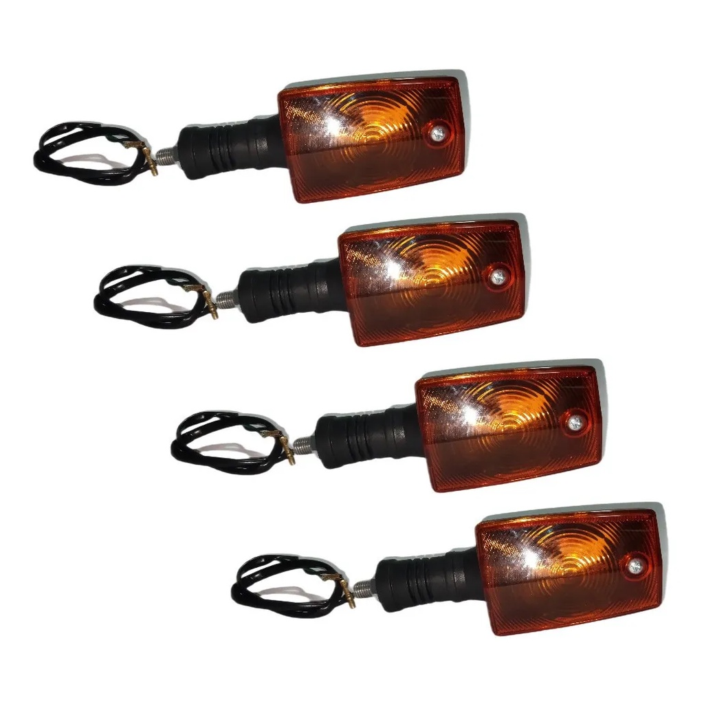 Jogo Seta Pisca Moto YAMAHA Rd 135 Rdz 125 Dt 180 COM LAMPADAS GVS 4 unidades