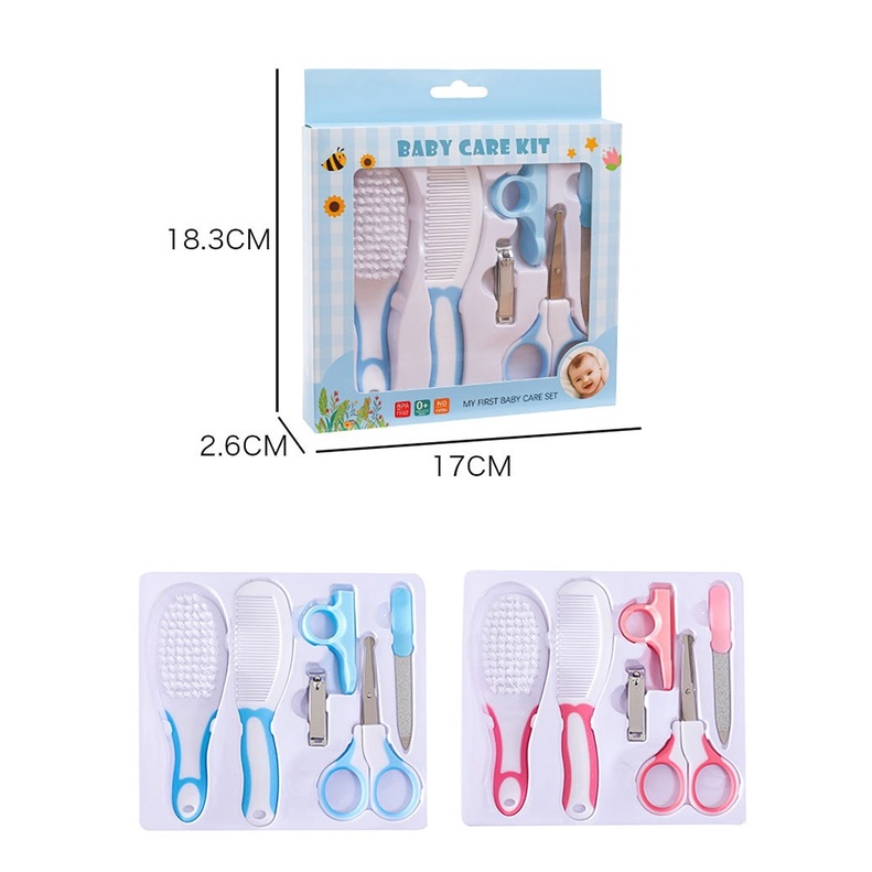Kit de Acessórios de Higiene 6 pças Para Recém Nascido Infantil — imagem 2 de 2