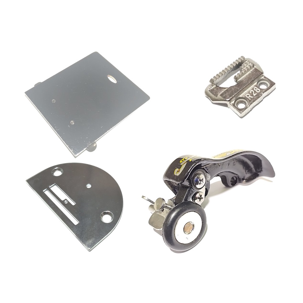Kit Enchedor Chapa Corrediça de Agulha Dente Singer 15C Elgin Vigorelli Pretinha