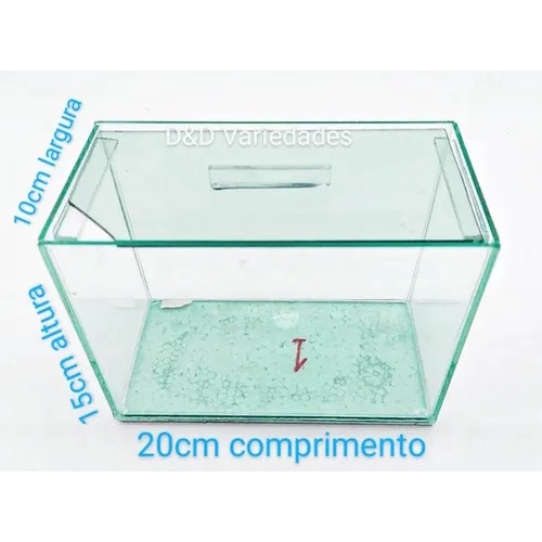 Aquário,20x10x15,para,Peixes,e,Plantas,Ornamentais,nº1 em Oferta na Shopee