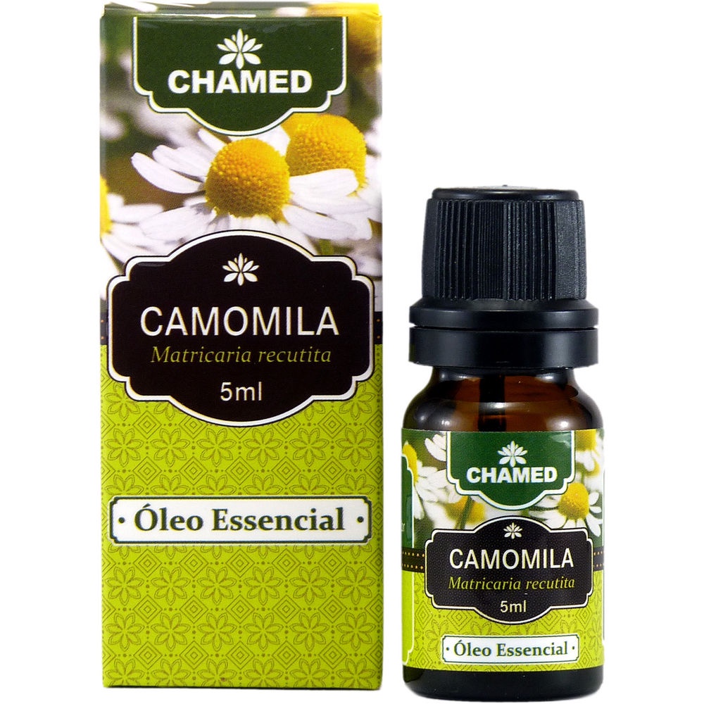 Óleo Essencial de Camomila Alemã (Azul) 5ml Puro- Chamed em Oferta na Shopee