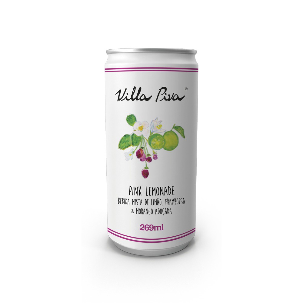 Suco De Pink Lemonade Lata 269 Ml Shopee Brasil