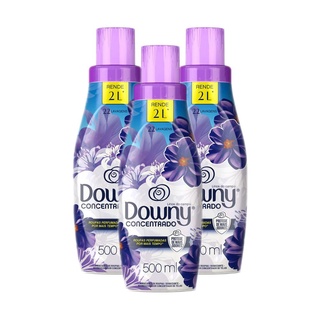 Kit Amaciante Downy Lírios do Campo 500ml com 3 unidades