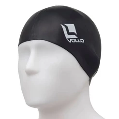 Touca para Natação Adulto Silicone Vollo Preto