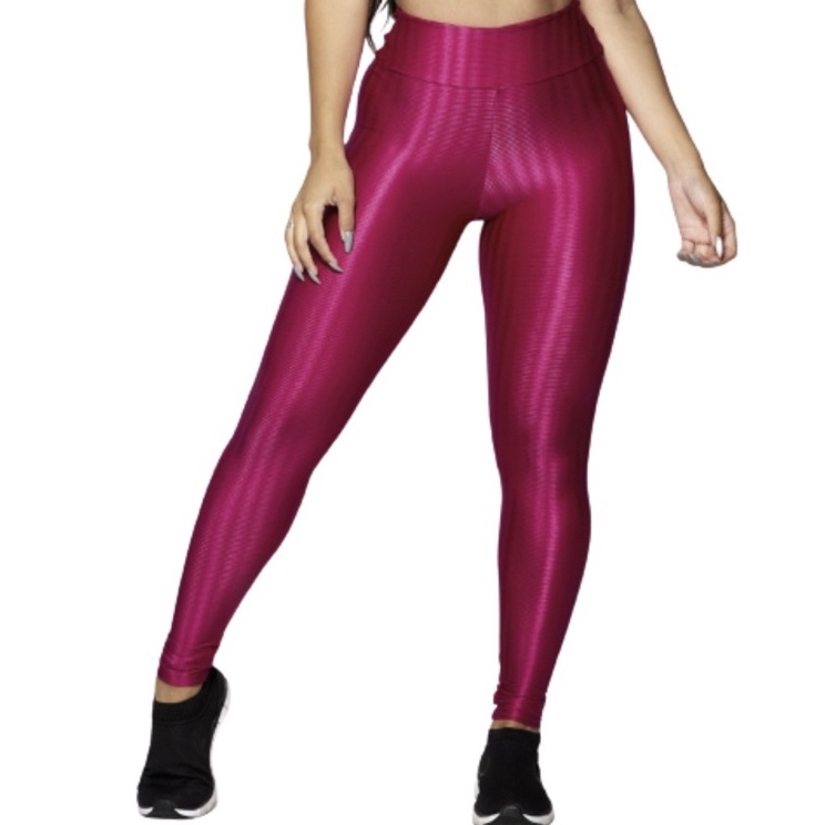CALÇA LEGGING POLIAMIDA 3D FITNESS ACADEMIA CINTURA ALTA PROMOÇAO  WOLFOX