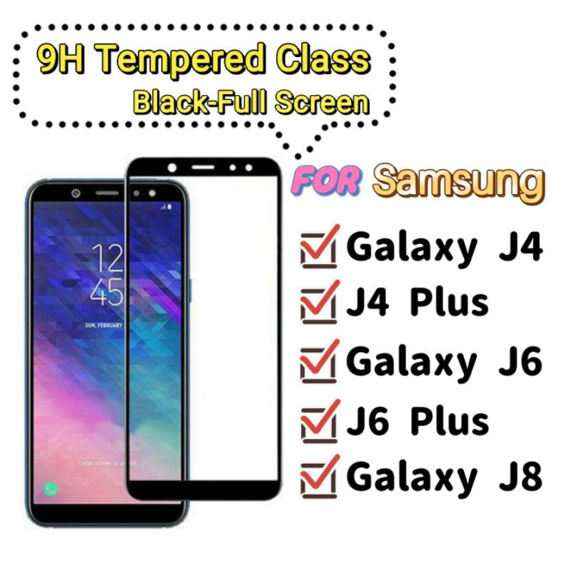 Película Vidro Temperado 3D/9D Samsung Galaxy J4 Core J4Plus J4Core J6 Plus J6Plus J8 J4+ J6+