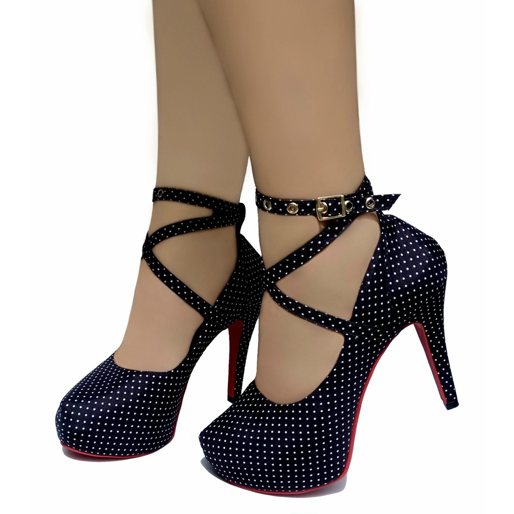 sandalia scarpin salto alto