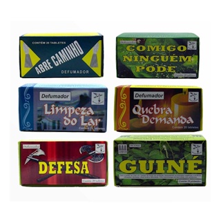 Kit 6 Cx 120 Tabletes Defumador Incenso Natureza Espiritual Umbanda em Oferta na Shopee