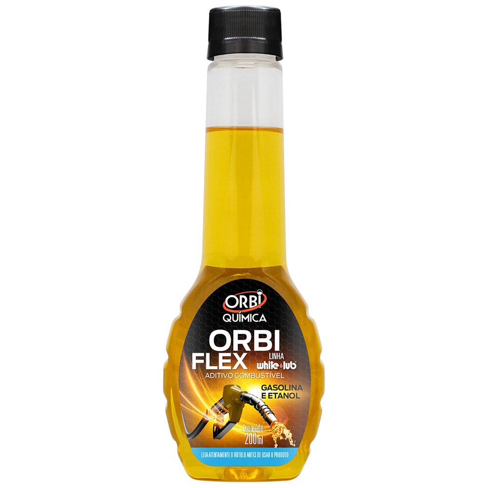 Limpa Bicos Aditivo Para Combustível Flex Orbi-Flex De 200ml - Orbi Quimica