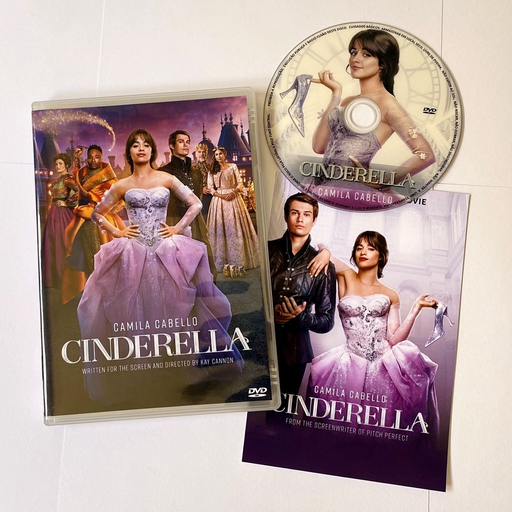 DVD Cinderella 2021, DVD Cinderela 2021, DVD Camila Cabello - dublado e legendado