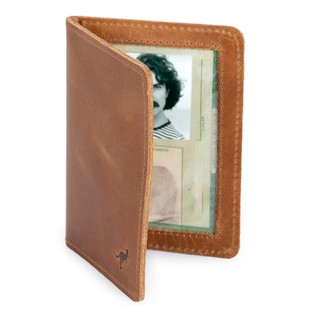 Carteira Porta Documento Slim Couro Legítimo C/visor Para Rg/identidade