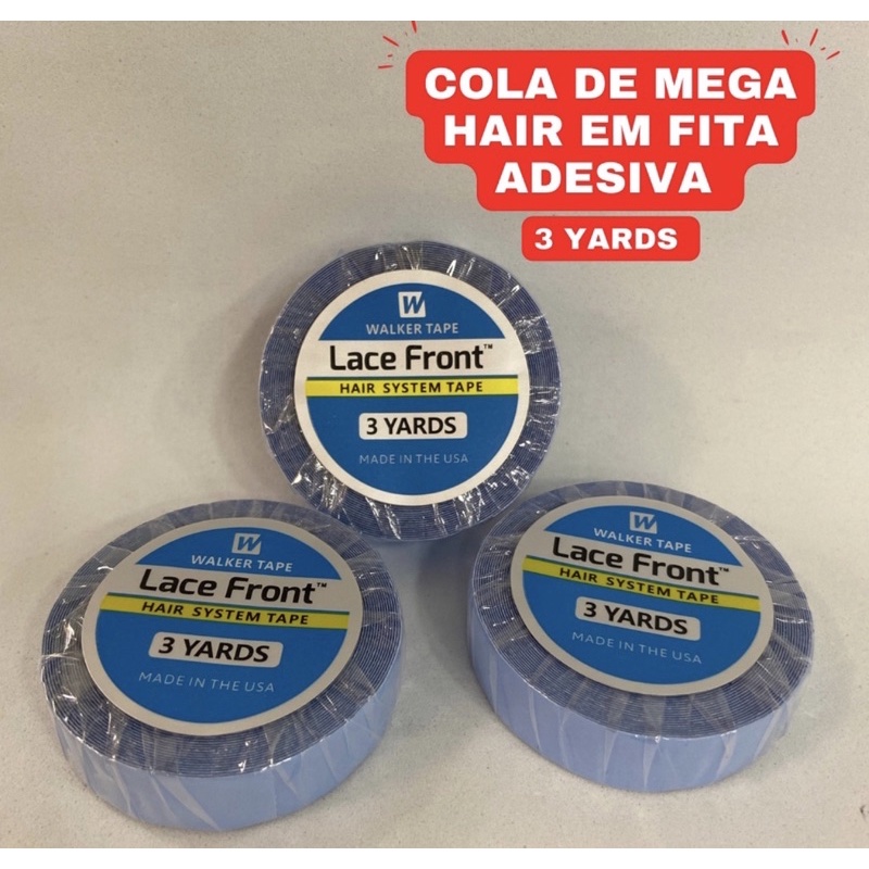 Mega Hair em fita adesiva 3 yards original tape