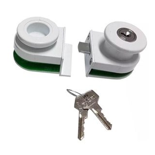 Fechadura para cortina de vidro 08mm vidro/vidro 01 unidade em Oferta na Shopee