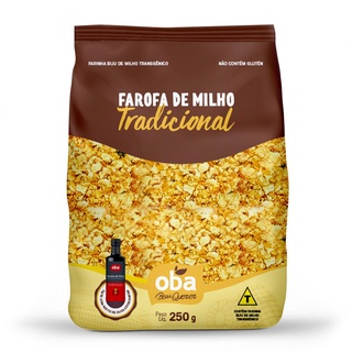 Farofa De Milho Tradicional Oba Bem Querer 250 G