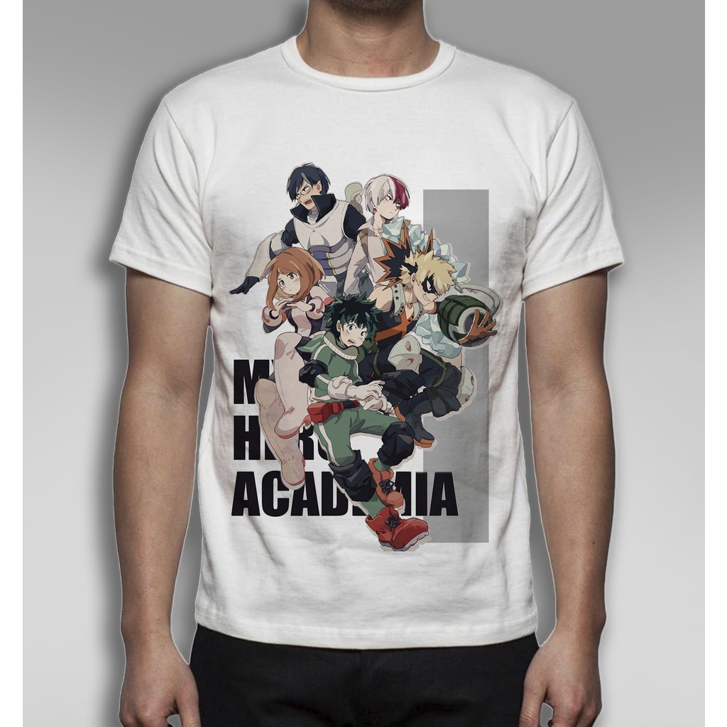 camiseta boku no hero academia anime geek nerd camisa blusa deku bagugou todoroki