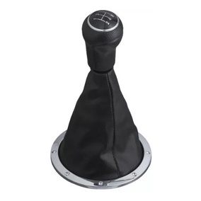 Bola Manopla Cambio Aro Cromado Coifa Preta Gol G3 2002 2003