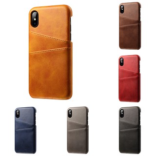 Slot Para Cartão Capa De Couro iphone 15 14 13 11 pro max 12 xr xs 7 8 Mais se2 se3