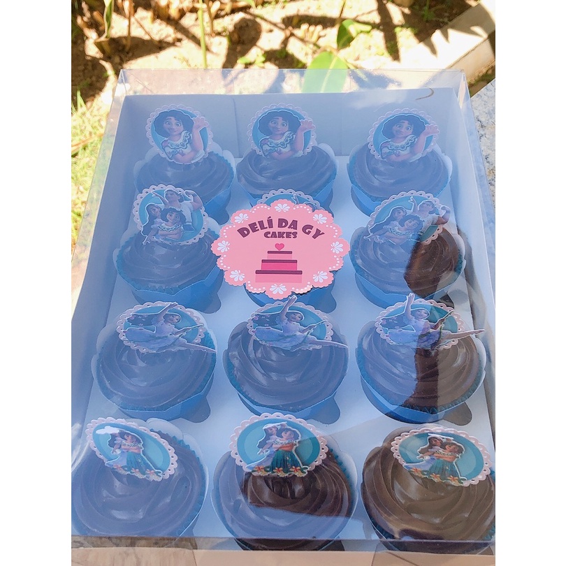 10 Embalagens para 12 Cupcakes Tradicionais