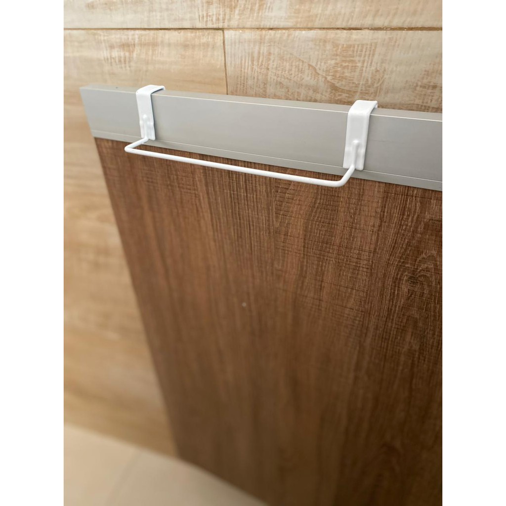 Porta Pano De Prato Branco Porta Armário Cozinha Organizador Metaltru