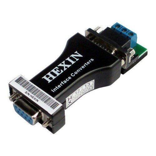 Conversor Serial Rs-232 To Rs485 Rs422 DB9 9 pinos tx rx Com Adaptador Automação Industrial Naval Comercial Residencial