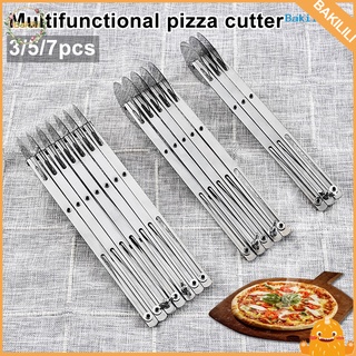bea Patins Cortador De Pizza De 3/5/7 Rodas Para Massa/Divisor/Faca Confeitaria/Bolo