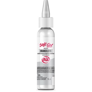 Corante Alimentício Soft Gel Branco Leite 25g - Mix
