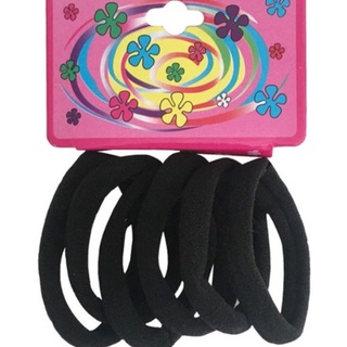 Kit com 6 Elásticos DE CabeloGrosso Prendedor Rabico Colorido e Preto e Marrom em Oferta na Shopee