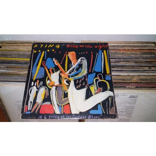 Lp Sting Bring On The Night  - Com Encartes E  Release