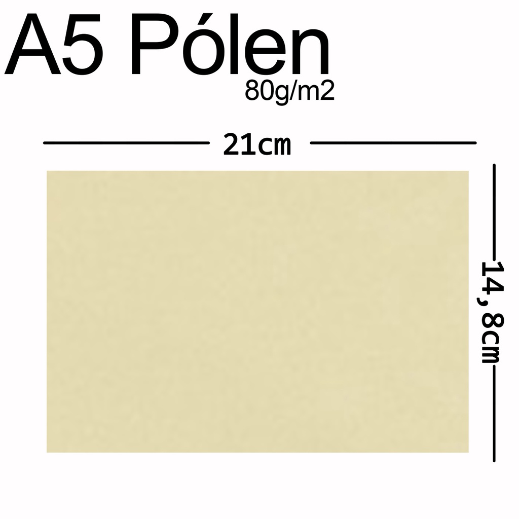 500 Folhas Papel Pólen Soft A5 (21x14,85cm) 80g/m2