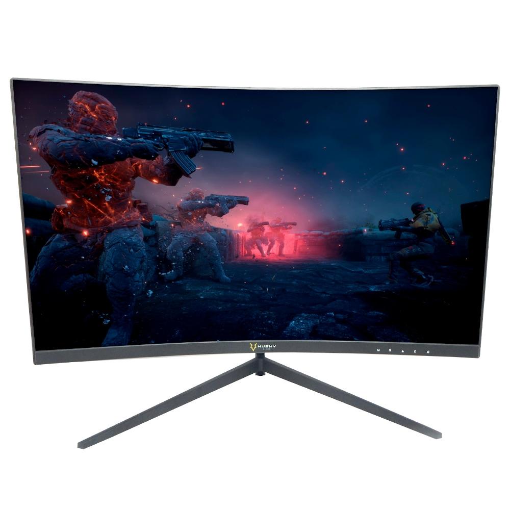 Monitor Gamer Husky Storm 27' LED, Curvo, 165 Hz, Full HD, 1ms