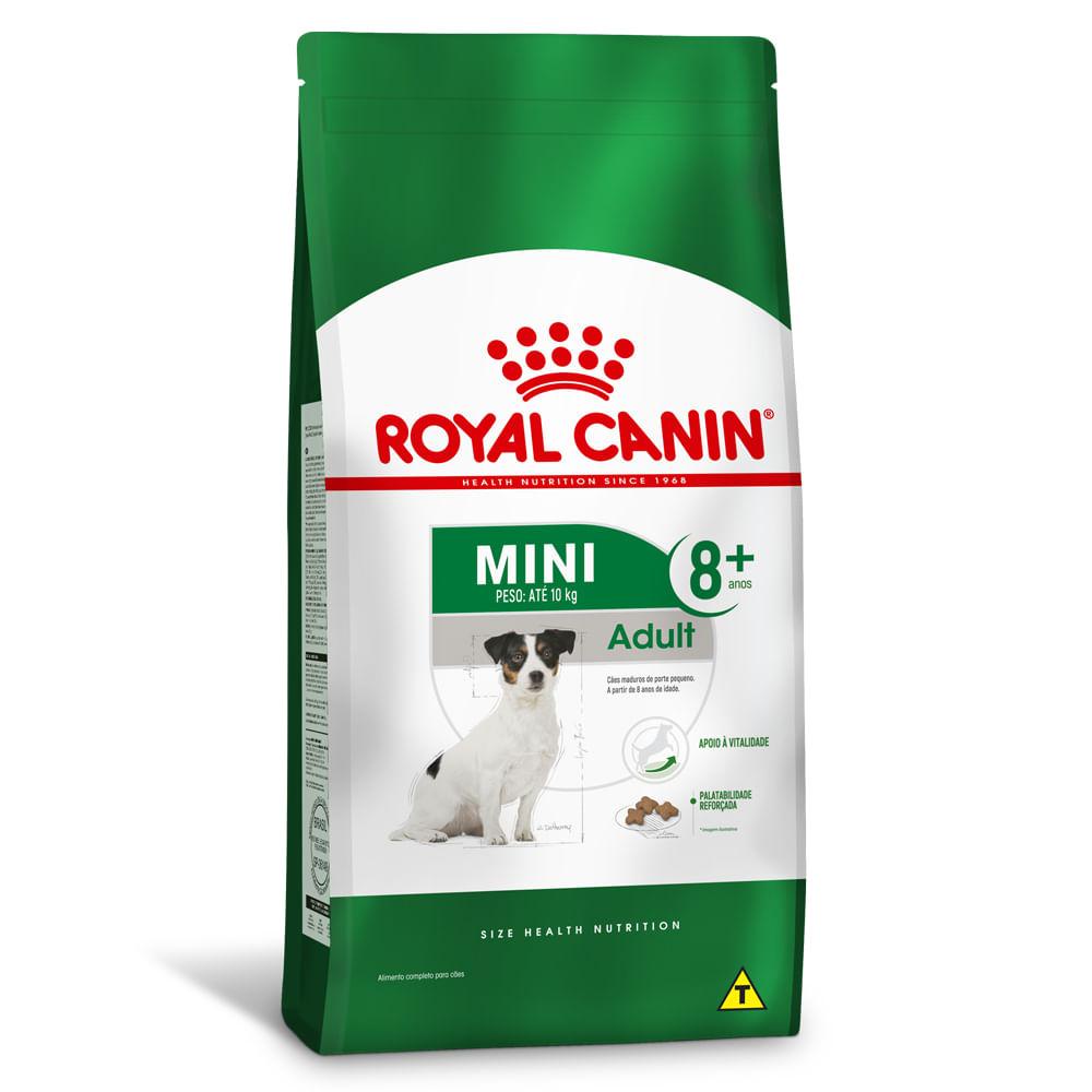 Ração Royal Canin Mini Adult 8+ Cães Adultos Porte Pequeno 7,5kg em Oferta na Shopee