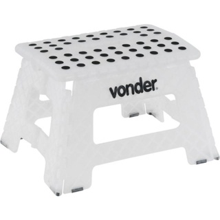 Banqueta Plástica Multiuso Dobrável Capacidade 150 KG VONDER em Oferta na Shopee