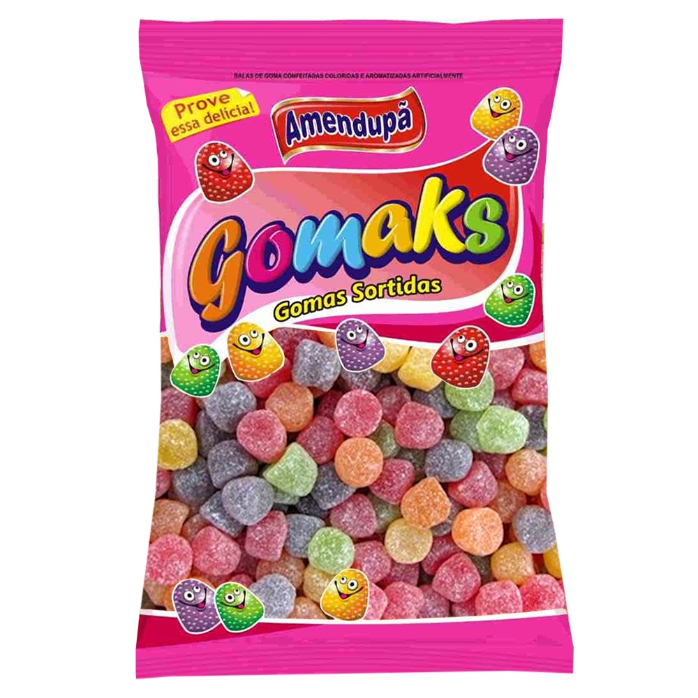 Bala de Goma Gomaks 1kg - Amendupã
