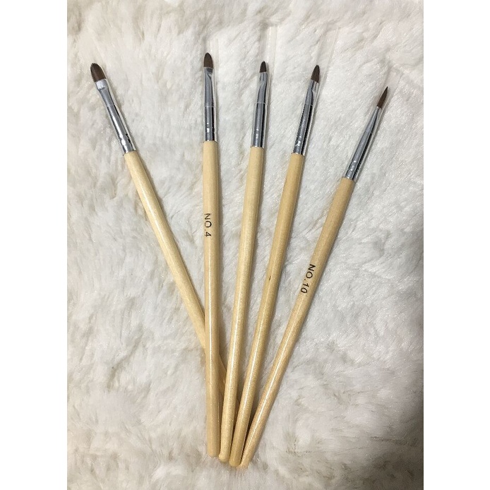5 pçs/ Pincéis Para Pintura de Unhas