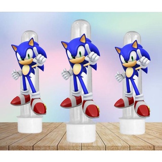 20 Apliques para tubete Sonic
