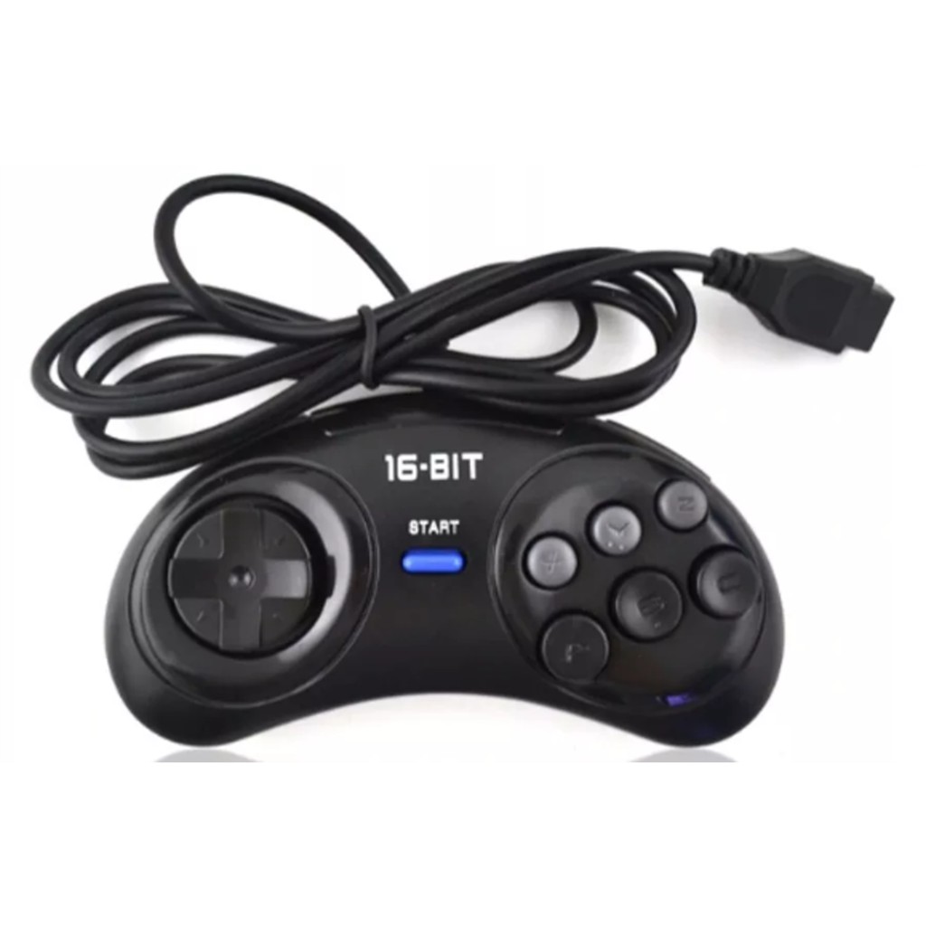 Controle Mega Drive com botão MODE - ÓTIMA QUALIDADE