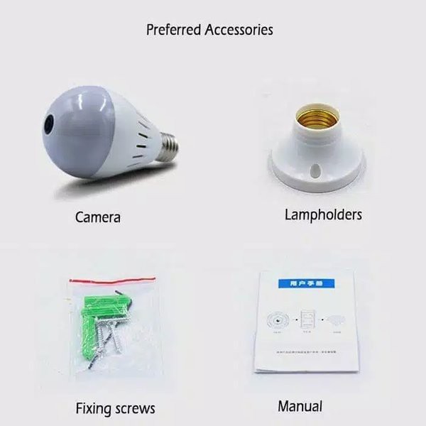 Melhor Câmera Ip V360Eyes Lâmpada Wifi Panorâmica 360 Cctv Ipcam — R$ 169,50 em Shopee
