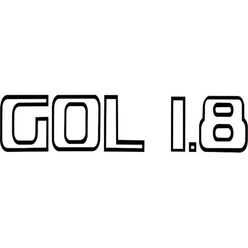Adesivo Gol 1.8 Para Gol Gt  Volkswagen