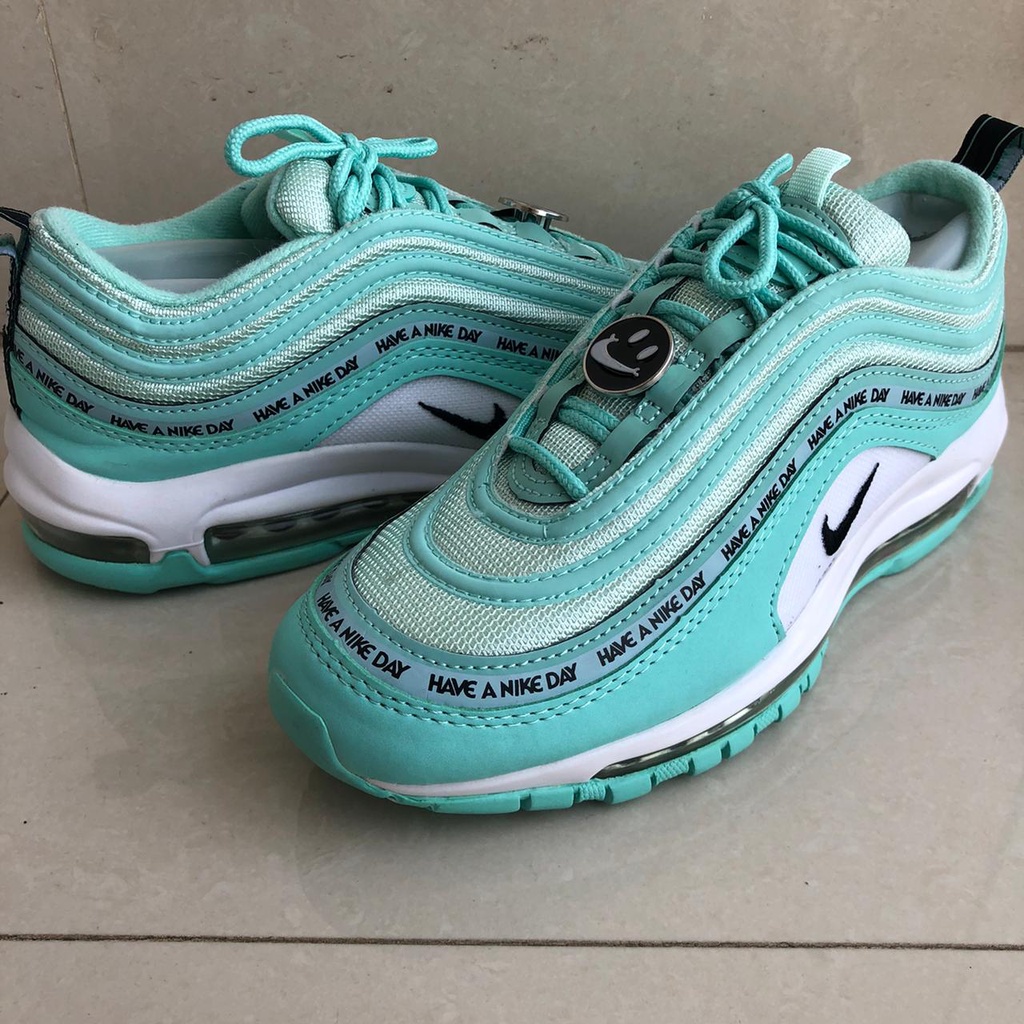 Tenis Nike Air Max 97 Verde Agua / Branco | Shopee Brasil Tenis Nike Air Max 97 Verde Agua / Branco | Shopee Brasil
