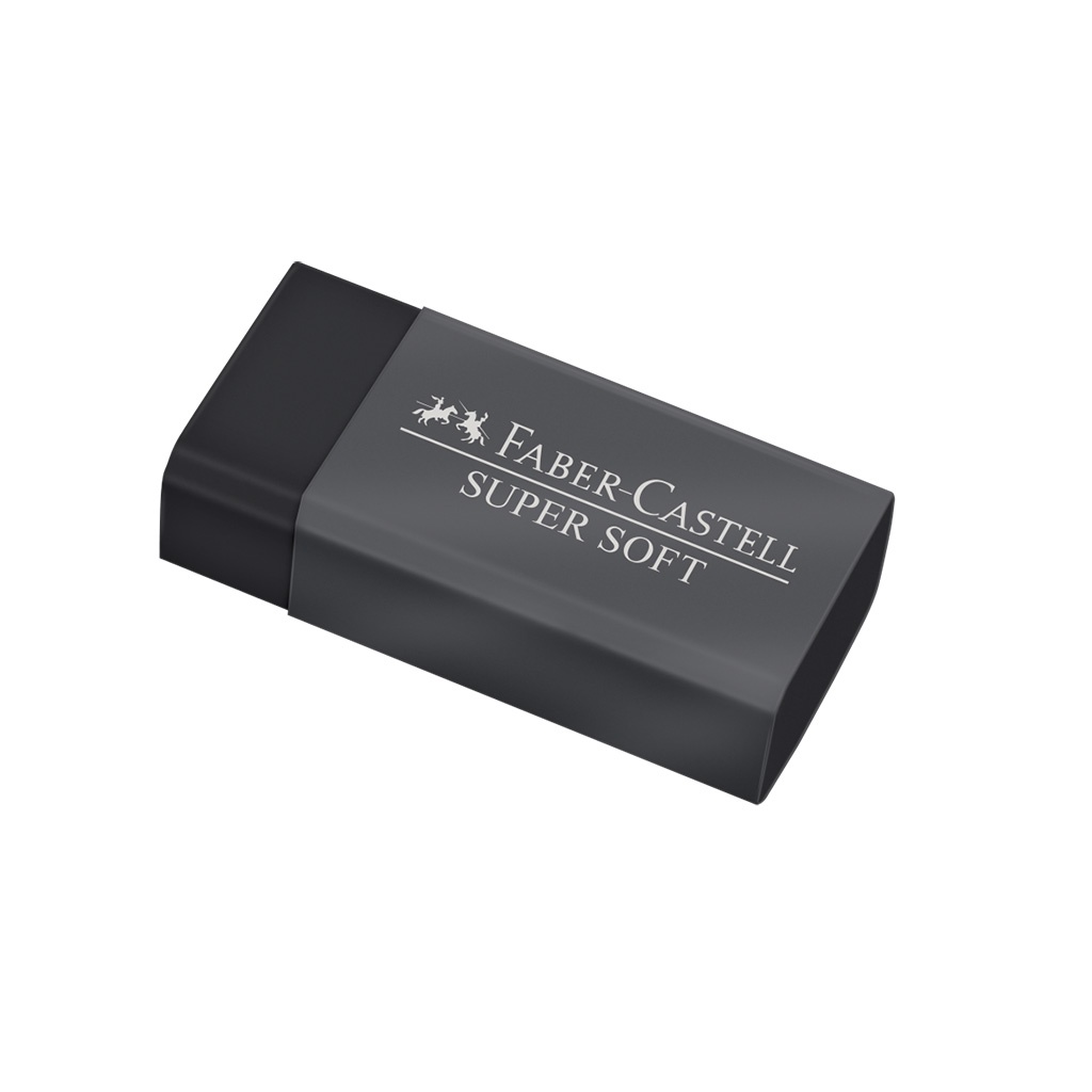 Borracha FABER-CASTELL SuperSoft Preta