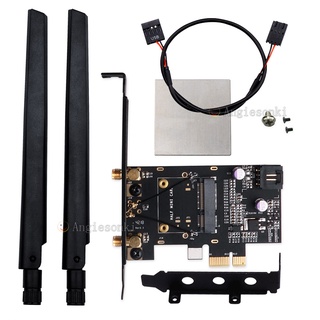 Adaptador De Alta Qualidade Mini PCI-e Para 1x 16x Placa bluetooth Sem Fio wifi