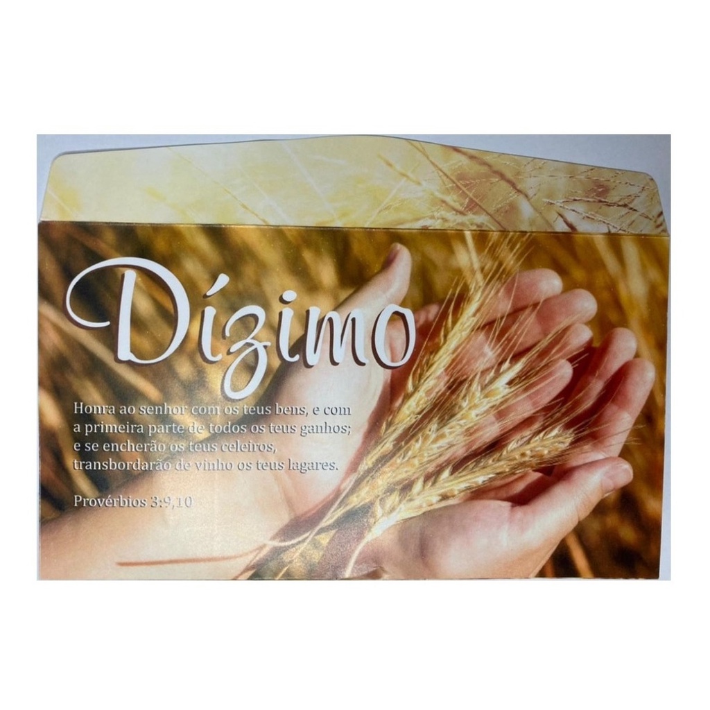 Envelope De Dízimo Pacote C/100 Un