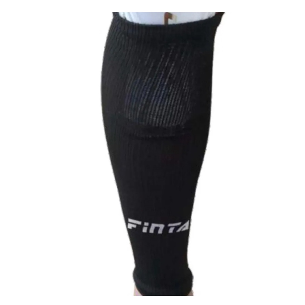 Canelito de Compressão Adulto Sem Costura Finta Preto