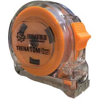 Trena Manual Reforçada 10 Metros 10mx25mm com Trava Ferramentas LDI em Oferta na Shopee