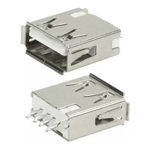 50 Peças - Conector Usb Tipo A 180 Graus Promoção
